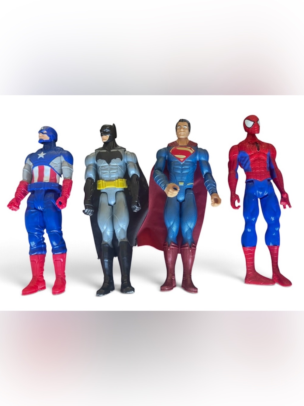 Marvel DC Superhero Action Figure Lot Batman Superman Spiderman Captain America